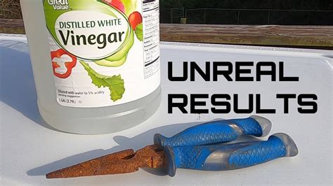 rust removal metal bracket|white vinegar rust removal.